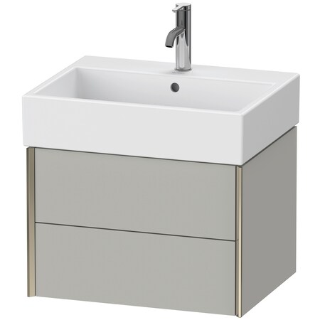 Xviu Wall-Mounted Vanity Unit Concrete Gray Matt